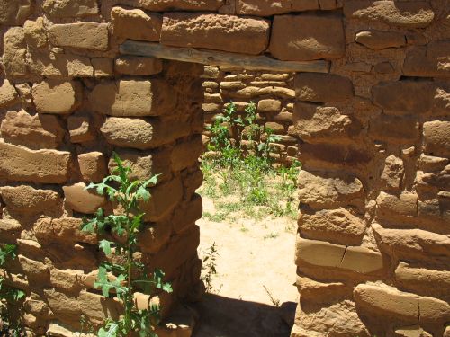 Doorway at Far View House, Mesa Verde