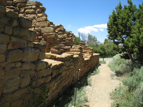 Back Wall of Far View House, Mesa Verde