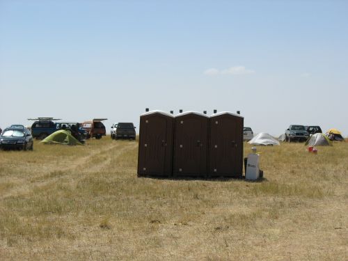 Facilities at McPhee Campground for Campers at 2009 Pecos Conference